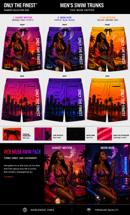 Only The Finest Vices - Swim Trunks