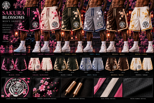 Only The Finest Sakura Blossoms Men's Shorts colorways