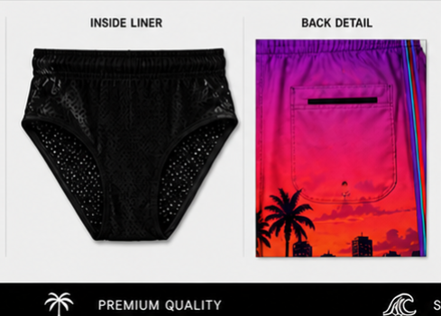 Only The Finest Vices - Swim Trunks